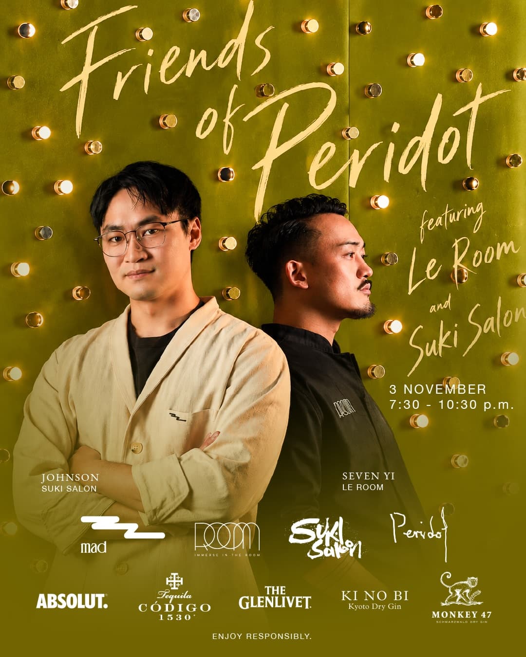 Event poster for Friends of Peridot