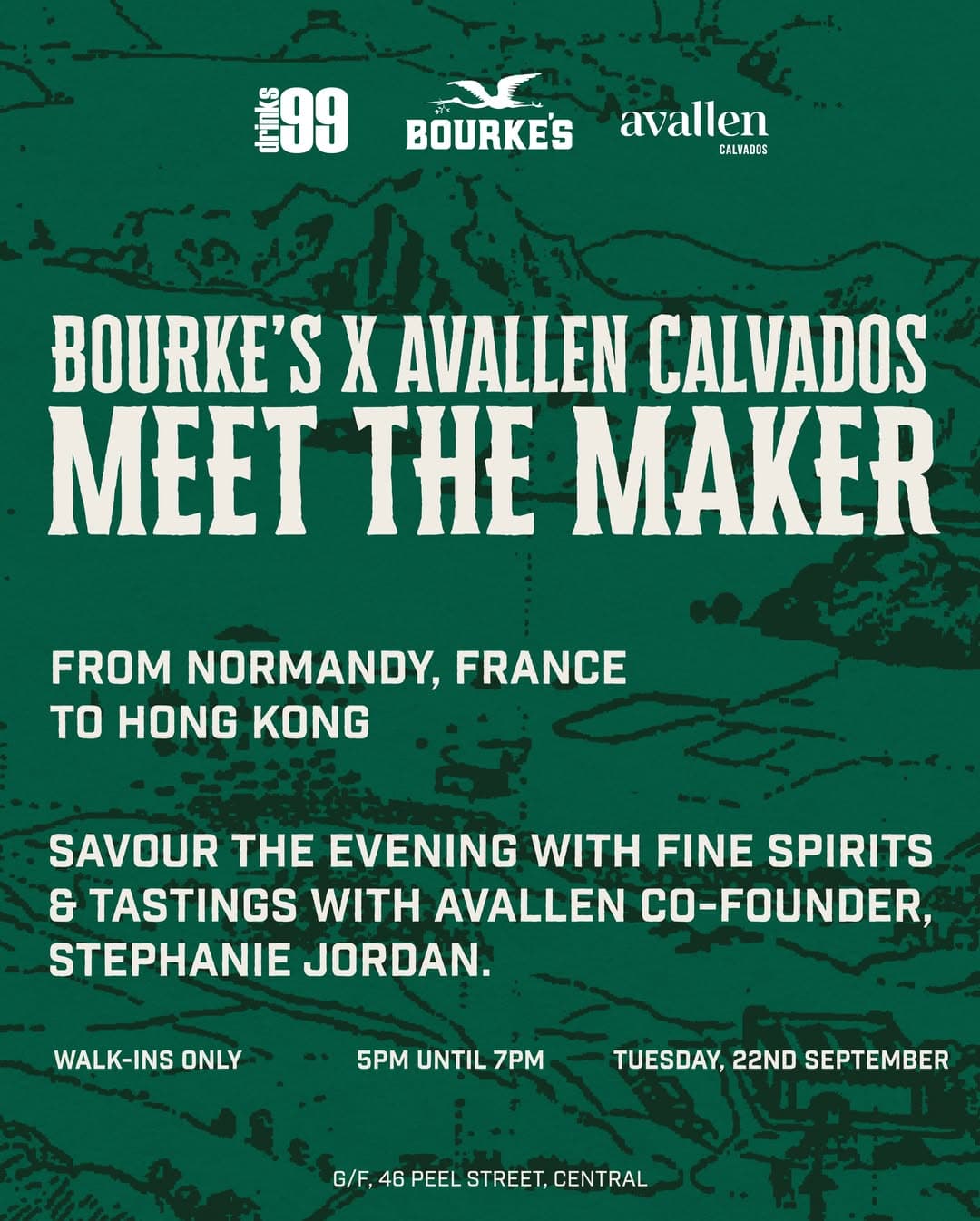 Event poster for Meet the Maker with Avallen