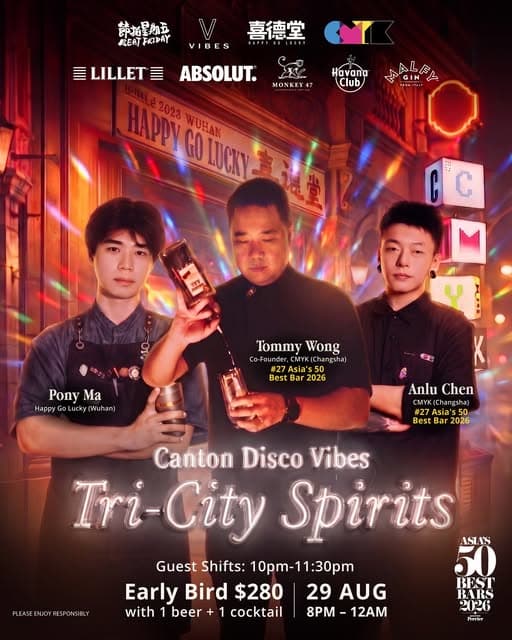 Event poster for Tri-City Spirits