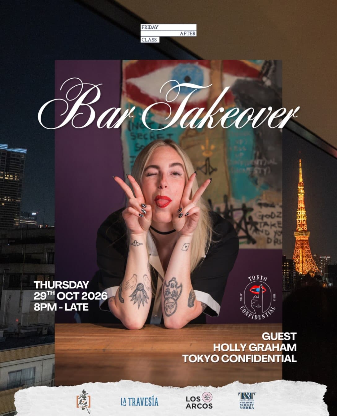 Event poster for Holly Graham