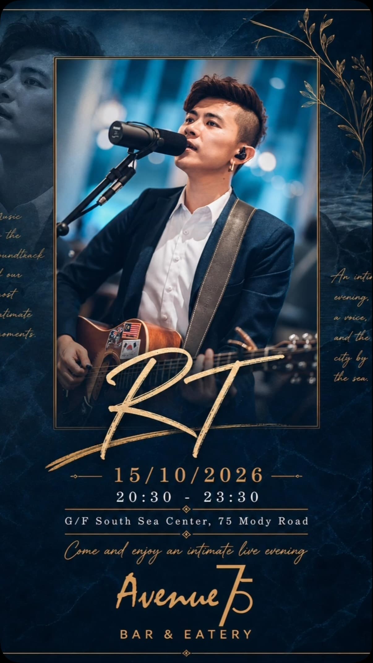 Event poster for RT Live Performance