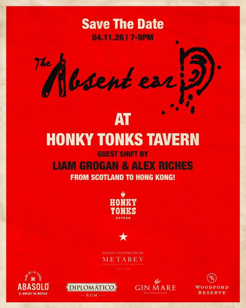 Event poster for The Absent Ear