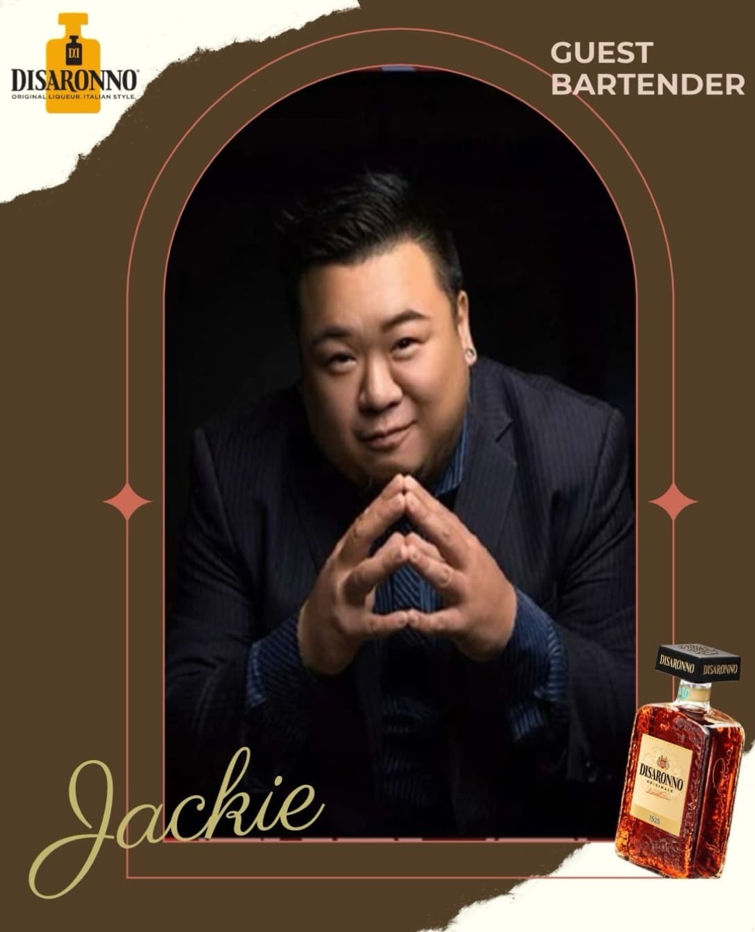 Event poster for Jackie Ho