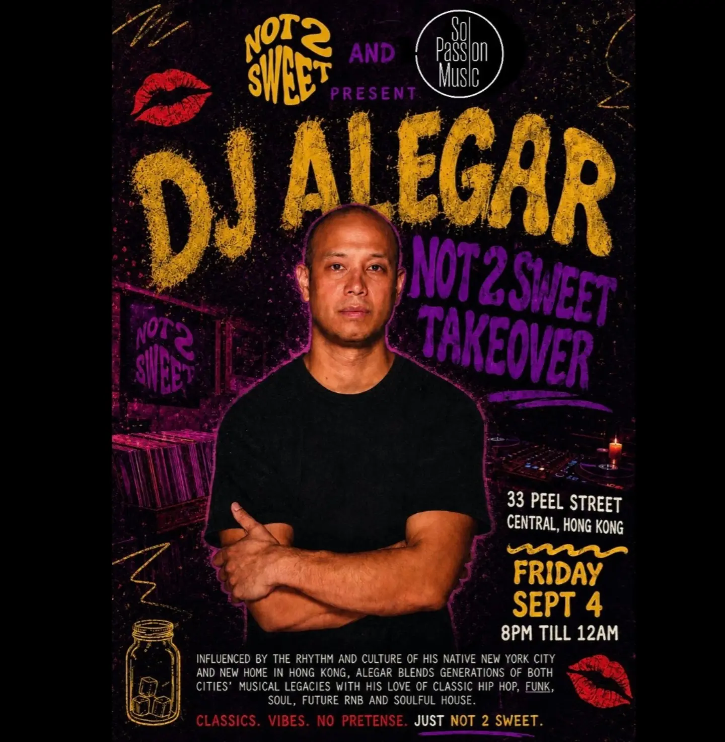 Event poster for Not 2 Sweet Takeover